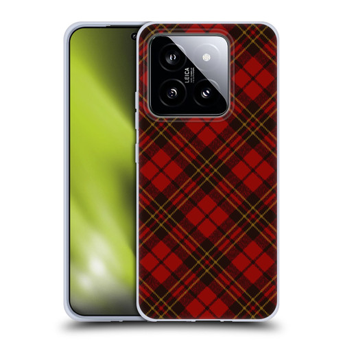 PLdesign Christmas Red Tartan Soft Gel Case for Xiaomi 14