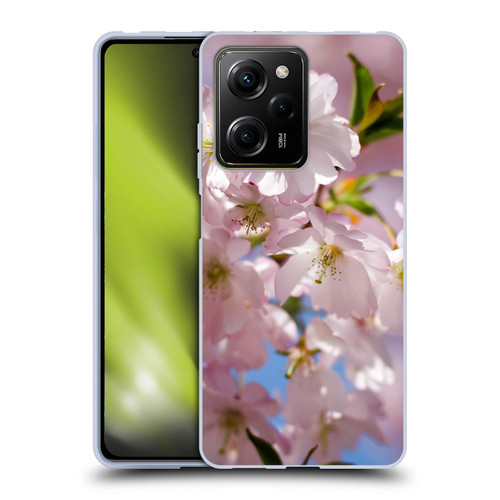 PLdesign Flowers And Leaves Spring Blossom Soft Gel Case for Xiaomi Redmi Note 12 Pro 5G