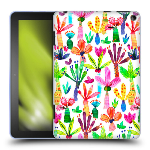 Ninola Summer Patterns Palms Garden Soft Gel Case for Amazon Fire HD 8/Fire HD 8 Plus 2020