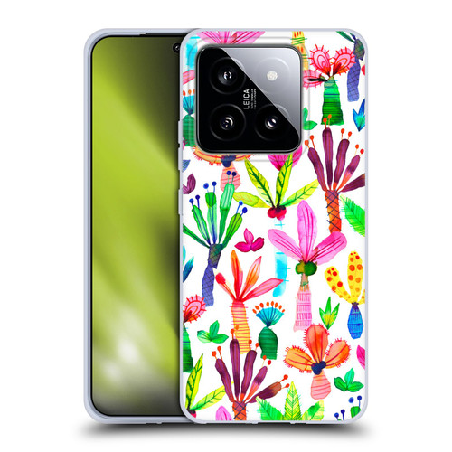 Ninola Summer Patterns Palms Garden Soft Gel Case for Xiaomi 14