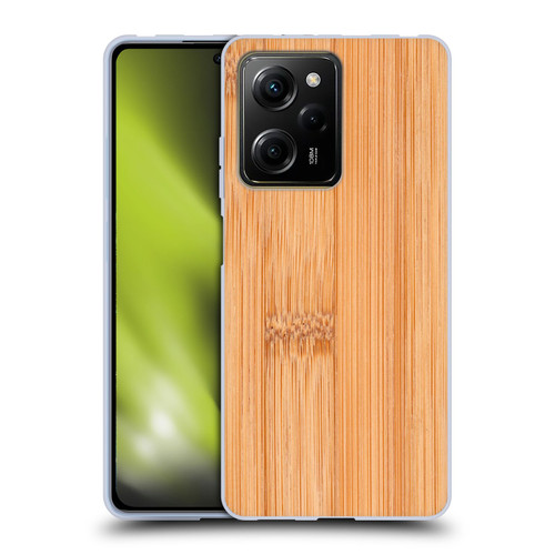 PLdesign Wood And Rust Prints Light Brown Bamboo Soft Gel Case for Xiaomi Redmi Note 12 Pro 5G