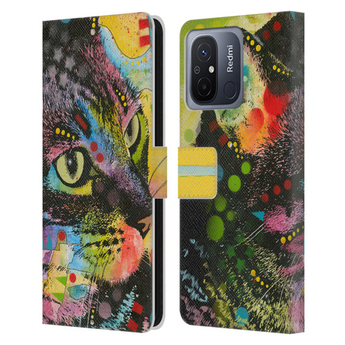 Dean Russo Cats Napy Leather Book Wallet Case Cover For Xiaomi Redmi 12C