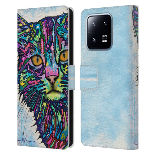 Dean Russo Cats Diligence Leather Book Wallet Case Cover For Xiaomi 13 Pro 5G