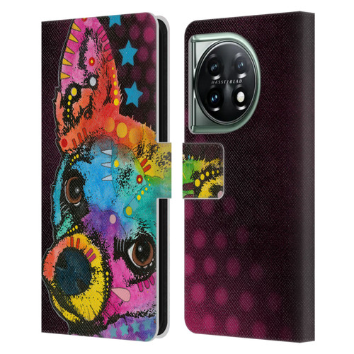 Dean Russo Dogs Pop Chihuahua Leather Book Wallet Case Cover For OnePlus 11 5G