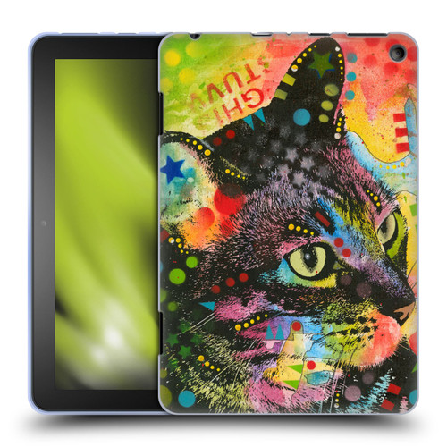 Dean Russo Cats Napy Soft Gel Case for Amazon Fire HD 8/Fire HD 8 Plus 2020