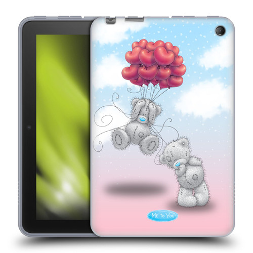 Me To You Classic Tatty Teddy Heart Balloons Soft Gel Case for Amazon Fire 7 2022