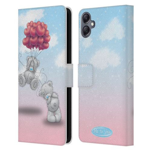 Me To You Classic Tatty Teddy Heart Balloons Leather Book Wallet Case Cover For Samsung Galaxy A05