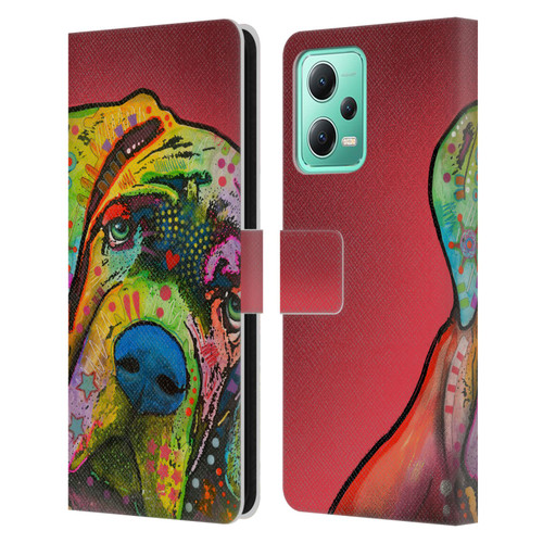 Dean Russo Dogs Mastiff Leather Book Wallet Case Cover For Xiaomi Redmi Note 12 5G