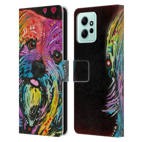 Dean Russo Dogs Yorkie Leather Book Wallet Case Cover For Xiaomi Redmi 12