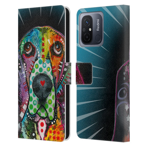 Dean Russo Dogs Hound Leather Book Wallet Case Cover For Xiaomi Redmi 12C