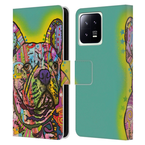 Dean Russo Dogs French Bulldog Leather Book Wallet Case Cover For Xiaomi 13 5G