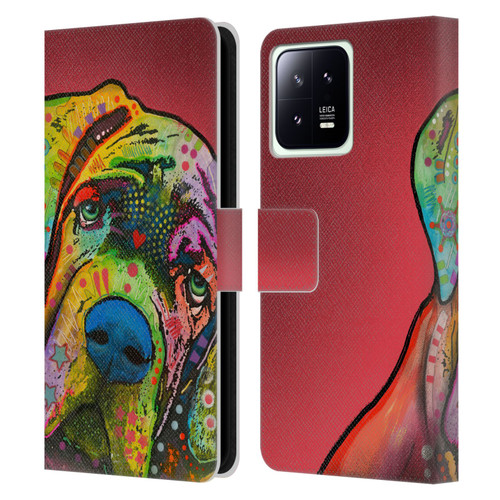 Dean Russo Dogs Mastiff Leather Book Wallet Case Cover For Xiaomi 13 5G