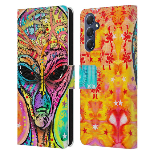 Dean Russo Pop Culture Alien Leather Book Wallet Case Cover For Samsung Galaxy M54 5G