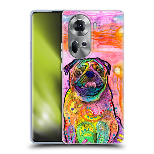 Dean Russo Dogs 3 Pug Soft Gel Case for OPPO Reno11