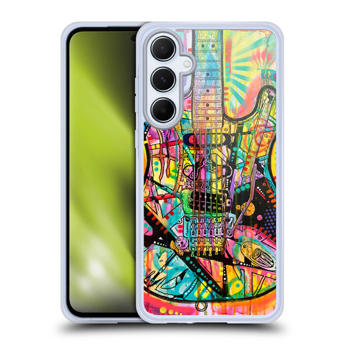 Dean Russo Pop Culture Guitar Soft Gel Case for Samsung Galaxy A55 5G