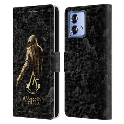 Assassin's Creed 15th Anniversary Graphics Key Art Leather Book Wallet Case Cover For Motorola Moto G84 5G