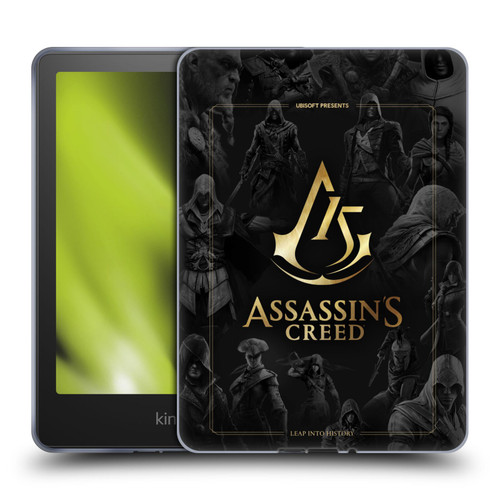 Assassin's Creed 15th Anniversary Graphics Crest Key Art Soft Gel Case for Amazon Kindle Paperwhite 5 (2021)