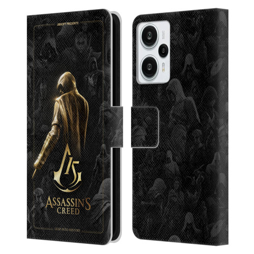 Assassin's Creed 15th Anniversary Graphics Key Art Leather Book Wallet Case Cover For Xiaomi Redmi Note 12T