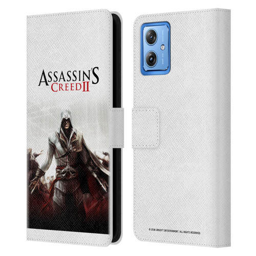 Assassin's Creed II Key Art Ezio 2 Leather Book Wallet Case Cover For Motorola Moto G54 5G