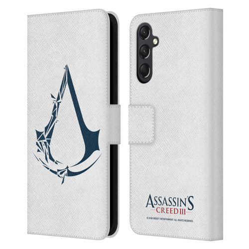 Assassin's Creed III Logos Geometric Leather Book Wallet Case Cover For Samsung Galaxy A24 4G / M34 5G