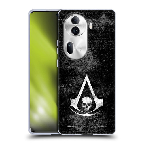 Assassin's Creed Black Flag Logos Grunge Soft Gel Case for OPPO Reno11 Pro