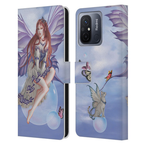 Nene Thomas Bubbles Purple Lace Fairy On Cat Leather Book Wallet Case Cover For Xiaomi Redmi 12C