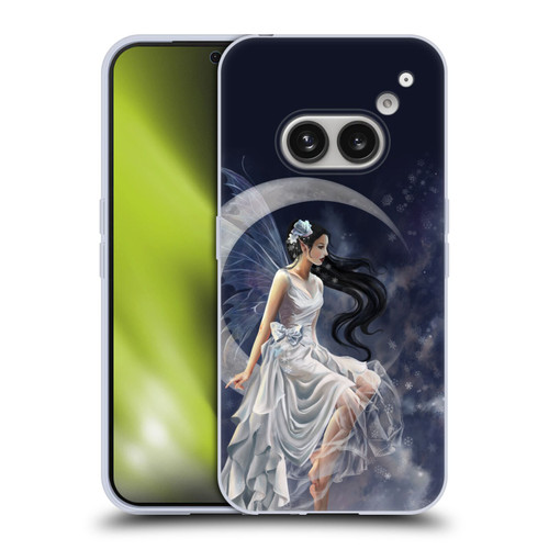 Nene Thomas Crescents Winter Frost Fairy On Moon Soft Gel Case for Nothing Phone (2a)