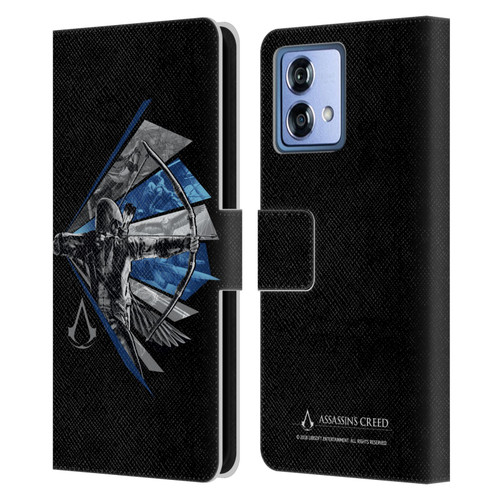 Assassin's Creed Legacy Character Artwork Bow Leather Book Wallet Case Cover For Motorola Moto G84 5G