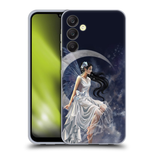 Nene Thomas Crescents Winter Frost Fairy On Moon Soft Gel Case for Samsung Galaxy A25 5G