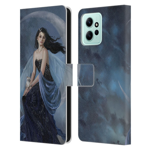 Nene Thomas Crescents Moon Indigo Fairy Leather Book Wallet Case Cover For Xiaomi Redmi 12
