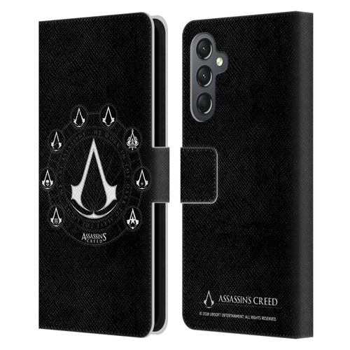 Assassin's Creed Legacy Logo Crests Leather Book Wallet Case Cover For Samsung Galaxy A25 5G