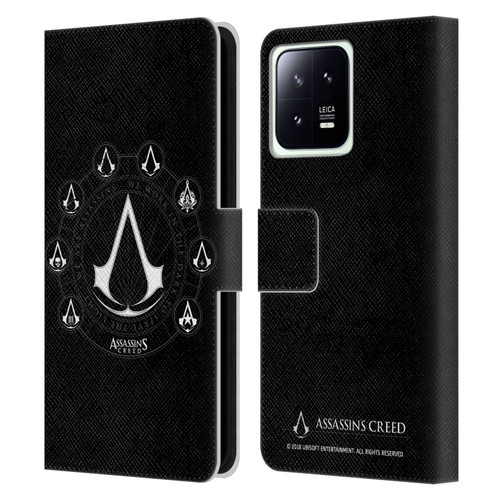 Assassin's Creed Legacy Logo Crests Leather Book Wallet Case Cover For Xiaomi 13 5G