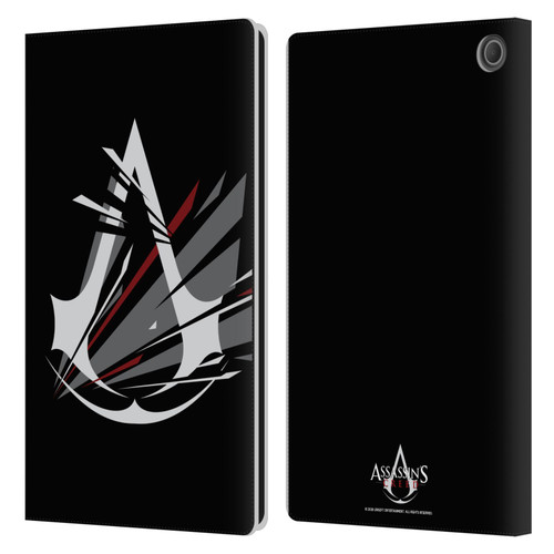 Assassin's Creed Logo Shattered Leather Book Wallet Case Cover For Amazon Fire Max 11 2023