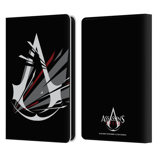 Assassin's Creed Logo Shattered Leather Book Wallet Case Cover For Amazon Kindle 11th Gen 6in 2022