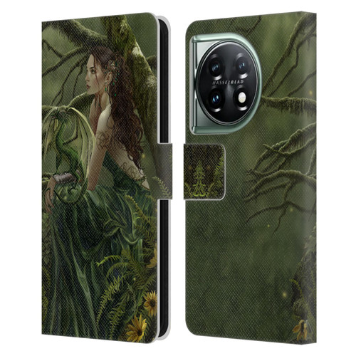 Nene Thomas Deep Forest Queen Fate Fairy With Dragon Leather Book Wallet Case Cover For OnePlus 11 5G