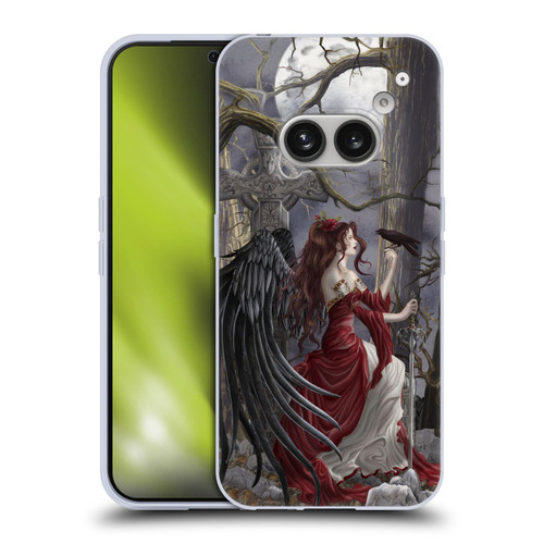 Nene Thomas Deep Forest Dark Angel Fairy With Raven Soft Gel Case for Nothing Phone (2a)