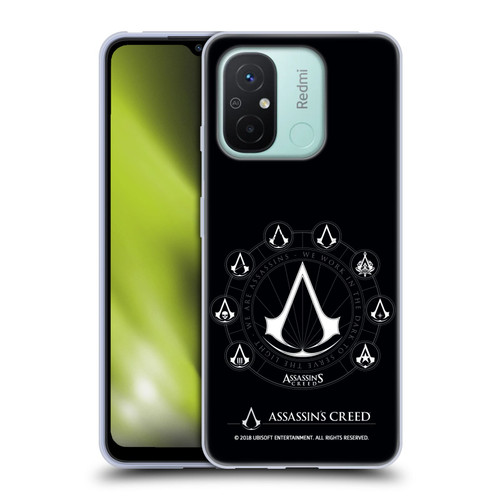 Assassin's Creed Legacy Logo Crests Soft Gel Case for Xiaomi Redmi 12C