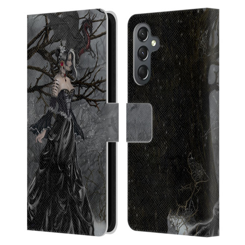 Nene Thomas Deep Forest Queen Gothic Fairy With Dragon Leather Book Wallet Case Cover For Samsung Galaxy A25 5G