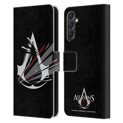 Assassin's Creed Logo Shattered Leather Book Wallet Case Cover For Samsung Galaxy A24 4G / M34 5G