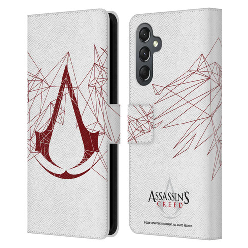 Assassin's Creed Logo Geometric Leather Book Wallet Case Cover For Samsung Galaxy A25 5G
