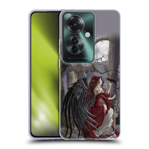 Nene Thomas Deep Forest Dark Angel Fairy With Raven Soft Gel Case for OPPO Reno11 F 5G / F25 Pro 5G