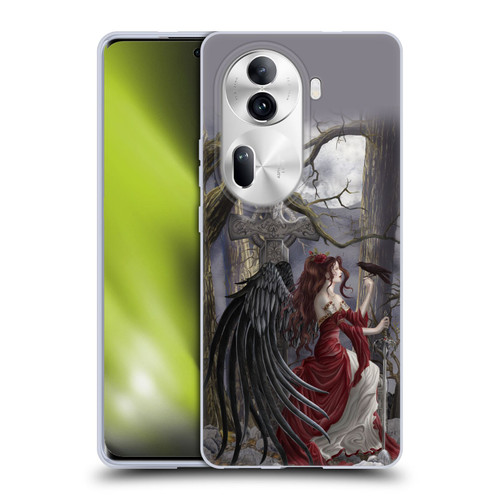 Nene Thomas Deep Forest Dark Angel Fairy With Raven Soft Gel Case for OPPO Reno11 Pro