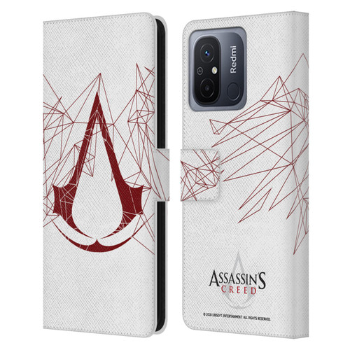 Assassin's Creed Logo Geometric Leather Book Wallet Case Cover For Xiaomi Redmi 12C