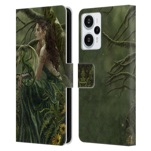Nene Thomas Deep Forest Queen Fate Fairy With Dragon Leather Book Wallet Case Cover For Xiaomi Redmi Note 12T