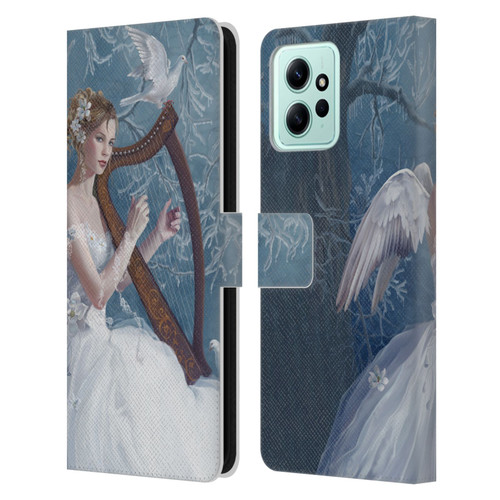 Nene Thomas Deep Forest Chorus Angel Harp And Dove Leather Book Wallet Case Cover For Xiaomi Redmi 12