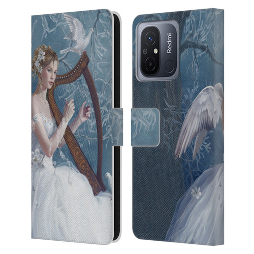 Nene Thomas Deep Forest Chorus Angel Harp And Dove Leather Book Wallet Case Cover For Xiaomi Redmi 12C