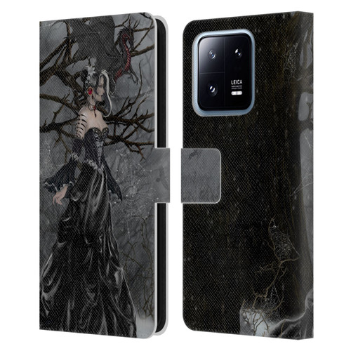 Nene Thomas Deep Forest Queen Gothic Fairy With Dragon Leather Book Wallet Case Cover For Xiaomi 13 Pro 5G