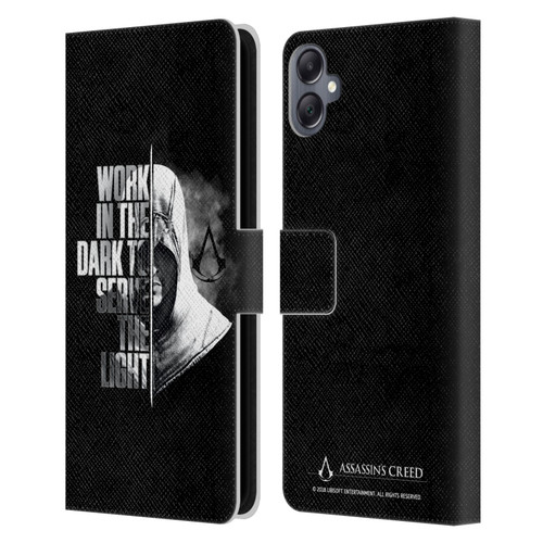Assassin's Creed Legacy Typography Half Leather Book Wallet Case Cover For Samsung Galaxy A05