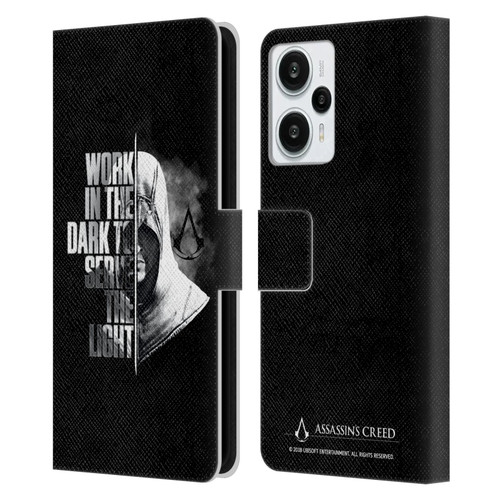 Assassin's Creed Legacy Typography Half Leather Book Wallet Case Cover For Xiaomi Redmi Note 12T