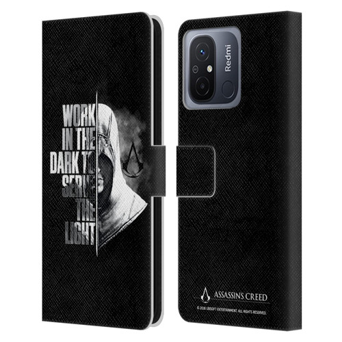 Assassin's Creed Legacy Typography Half Leather Book Wallet Case Cover For Xiaomi Redmi 12C